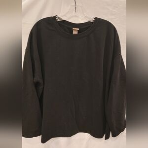 H&M Split Hem Tunic Sweatshirt